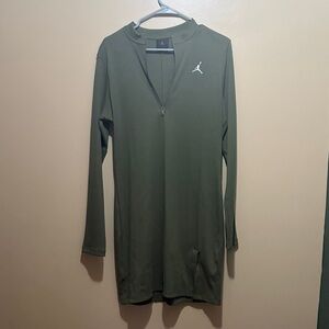 Jordan Olive Long Sleeve Dress